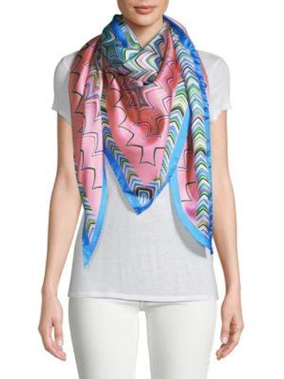 Missoni Abstract-print Silk Scarf In Multi