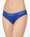 Calvin Klein 'modern Cotton Collection' Cotton Blend Bikini In Pure Cerulean
