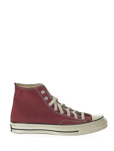 Converse Chuck 70 High Trainers In Burgundy