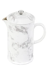 Le Creuset Stoneware French Press In White