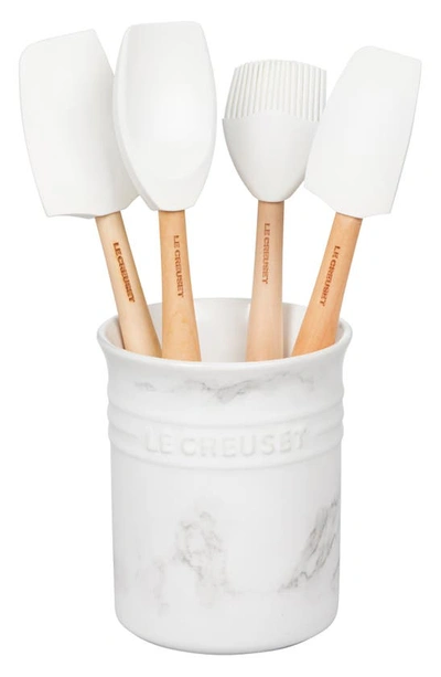 Le Creuset Craft Series Utensil Set In White