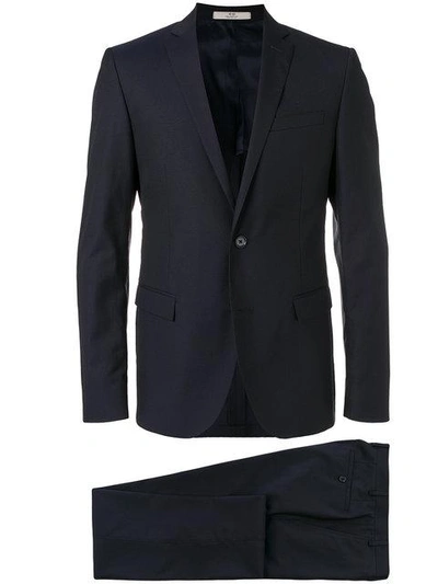 Corneliani Two Piece Suit  - Farfetch In Blue