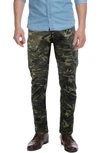 X-ray Utility Cotton Cargo Pants In Olive Camo