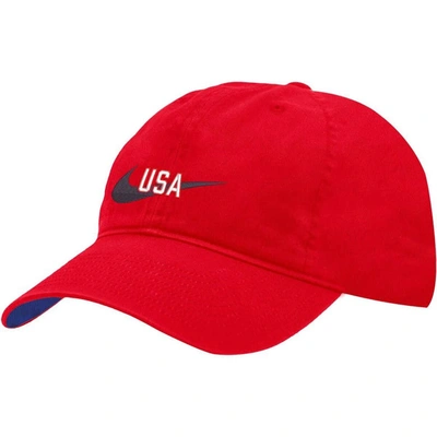 Nike Red Uswnt Campus Adjustable Hat