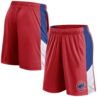 Fanatics Branded Red Chicago Cubs Primary Logo Shorts