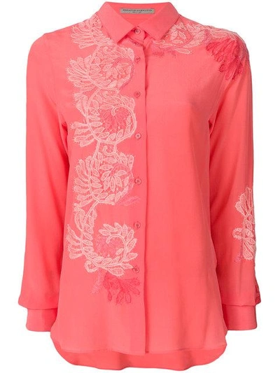 Ermanno Scervino Embroidered Long-sleeve Shirt - Pink