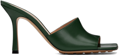 Bottega Veneta Stretch Mule Sandal In 3125 Pine Green