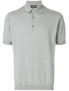 John Smedley Adrian Polo Top In Grey