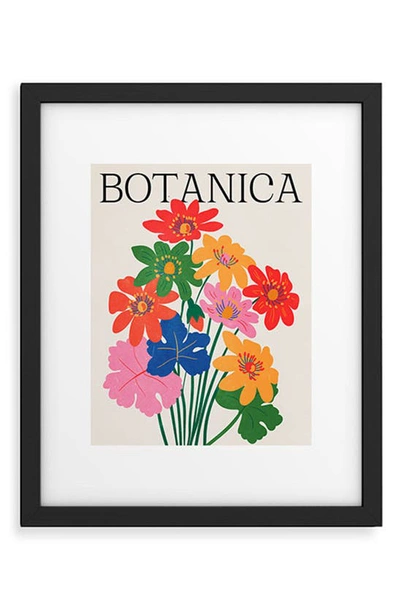 Deny Designs 'botanica Matisse Edition' By Ayeyokp Framed Wall Art In White