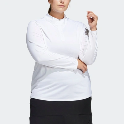 Adidas Originals Women's Adidas Ultimate365 Golf Shirt (plus Size) In White