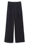 Madewell Harlow Wide Leg Pants In True Black