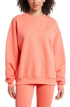 Alo Yoga Accolade Sweatshirt In Candy Orange