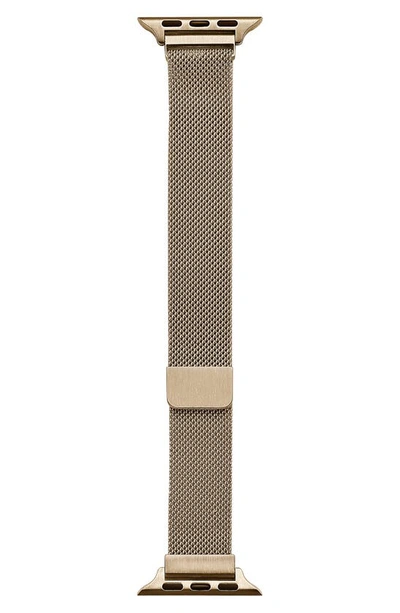 The Posh Tech Infinity Stainless Steel Apple Watch® Watchband In New Gold