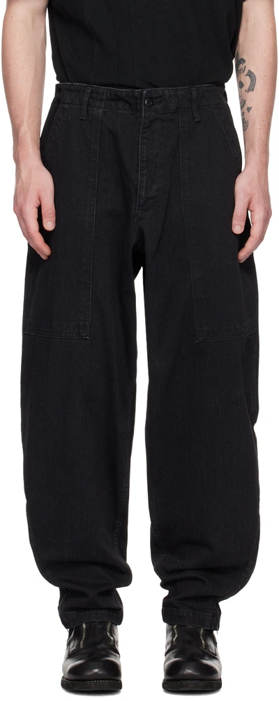 Yohji Yamamoto Black Y-baker Jeans