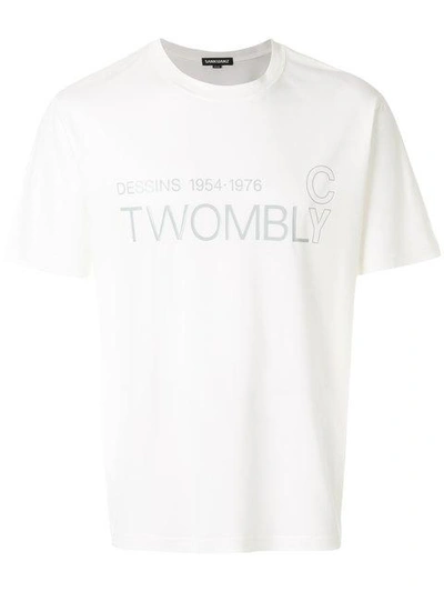 Sankuanz Cy Twombly T-shirt In White