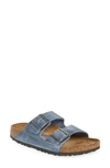 Birkenstock Arizona Slide Sandal In Dust Blue