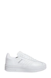 Adidas Originals Gazelle Bold Platform Sneaker In White/ White/ White