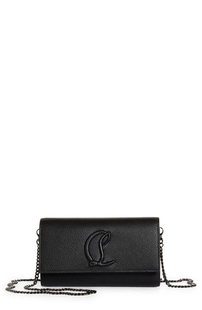 【CHRISTIAN LOUBOUTIN】BY MY SIDE CHAIN WALLET Christian Louboutin By My Side Wallet on Chain in Leather
