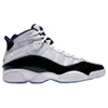 Nike Jordan Men's Air 6 Rings Basketball Shoes In White/black/concord