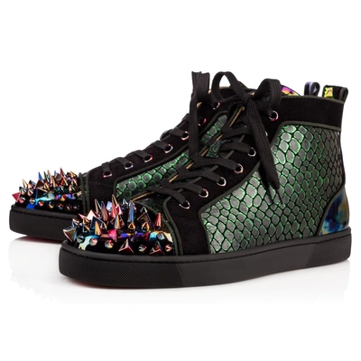 Multicolor Christian Louboutin Men's Lou Pik Pik High Top Sneakers in  EUR40/US7