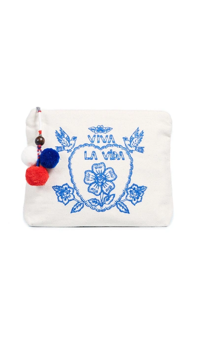 Star Mela Viva Purse In Ecru Blue