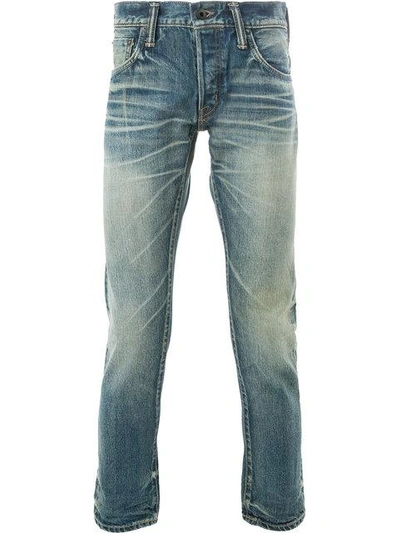 Mastercraft Union Straight Leg Ankle Length Jeans In Blue