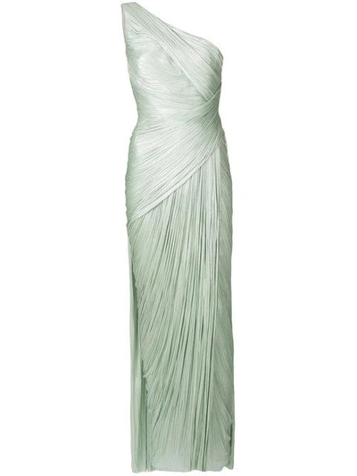 Maria Lucia Hohan One Shoulder Ruched Dress - Green