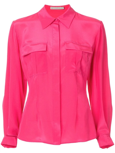 Mary Katrantzou Double Pocket Shirt In Pink