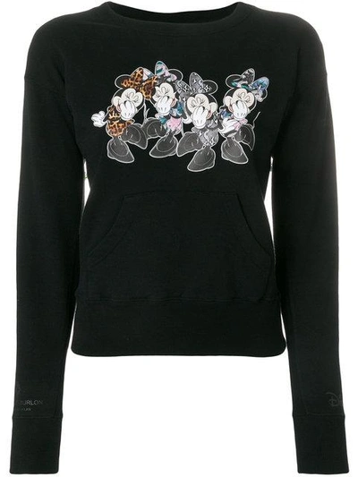 Marcelo Burlon County Of Milan Minnie Mouse Sweatshirt In Black