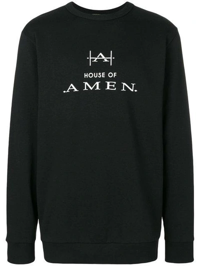 Amen Logo Print Sweatshirt