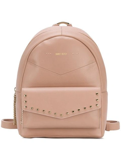 Jimmy Choo Cassie Backpack In Pink