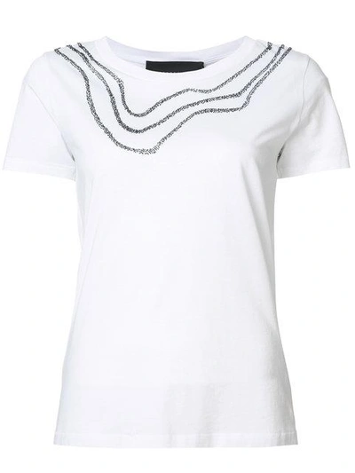 Jeffrey Dodd Beaded Embroidery T-shirt