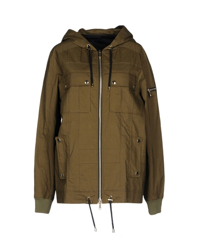 Balmain Jackets In Military Green