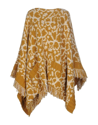 Philosophy Di Lorenzo Serafini Capes & Ponchos In Ocher