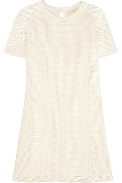 Tory Burch Crocheted Cotton Mini Dress | ModeSens