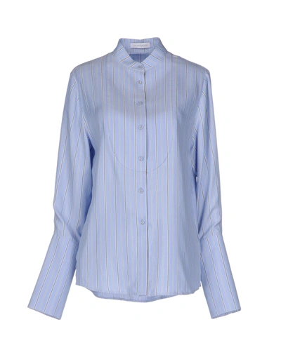 Jw Anderson Silk Shirts & Blouses In Azure