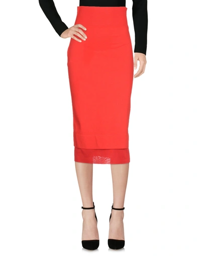Givenchy Midi Skirts In Red