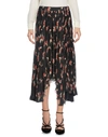 Isabel Marant Midi Skirts In Black