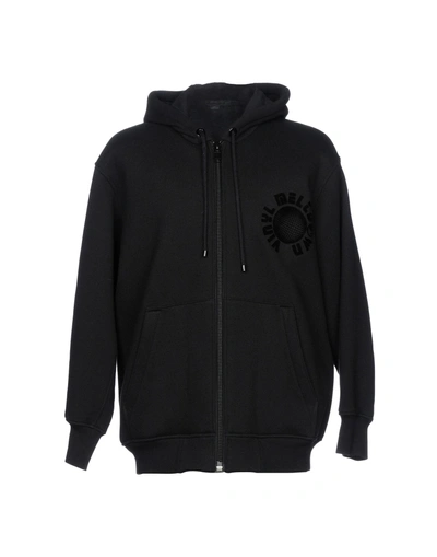 Alexander Wang Hooded Sweatshirt In Black