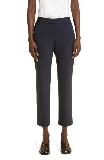 Lafayette 148 Waldorf Straight Leg Ankle Pants In Ink