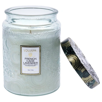 Voluspa French Cade Lavender - Large By  For Unisex - 18 oz Candle In Multi