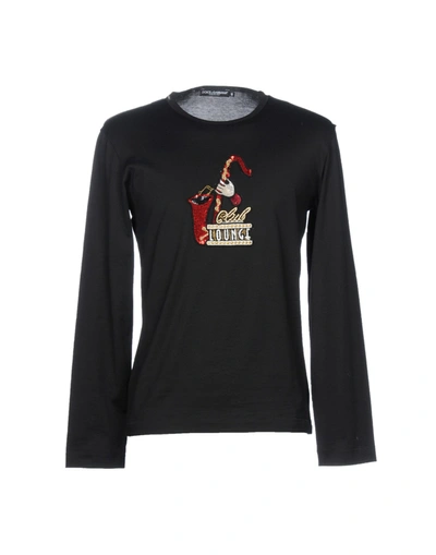 Dolce & Gabbana T-shirts In Black