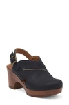 B O C By Born Cecila Platform Clog In Navy Nubuck