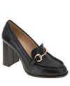 Bcbgeneration Women's Yixy Block Heel Riding Bit Pumps In Black