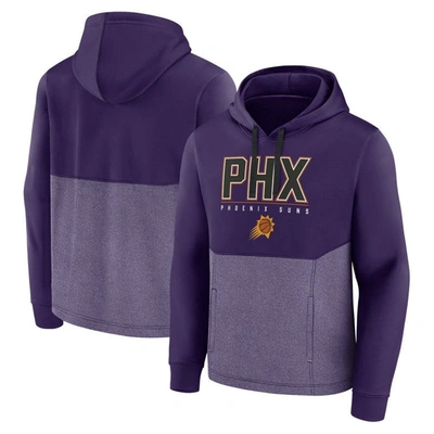 Fanatics Branded  Purple Phoenix Suns Successful Tri-blend Pullover Hoodie