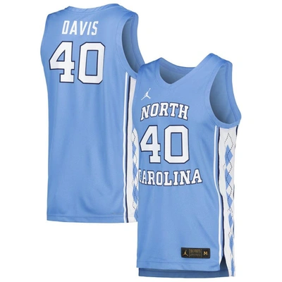 Jordan Brand Hubert Davis Carolina Blue North Carolina Tar Heels Replica Basketball Player Jersey In Light Blue
