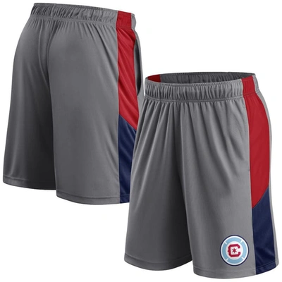 Fanatics Branded Gray Chicago Fire Team Shorts