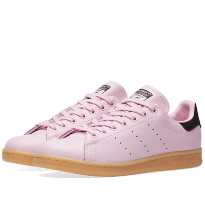 Adidas Originals Stan Smith Sneakers In Pink With Gum Sole - Pink