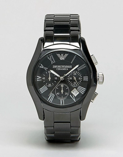 Emporio Armani Ar1400 Chronograph Black Ceramic Watch