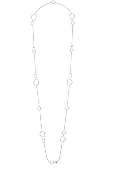 Chopard Happy Hearts 18-karat White Gold Diamond Necklace